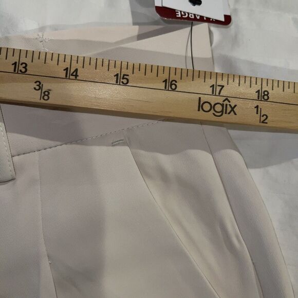 French Connection Women Wide Leg Trouser Color Cream XL Office Casual Preppy NWT - Picture 14 of 16